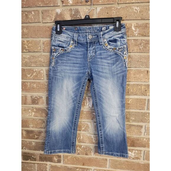 Miss Me Capri Jeans, Girls 14 - Picture 1 of 4